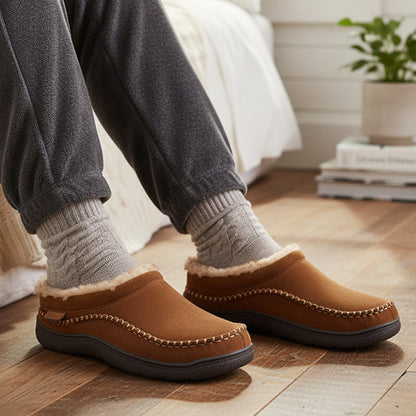 Alvaro Moccasin Slippers — Fleece-Lined Arch Support 4