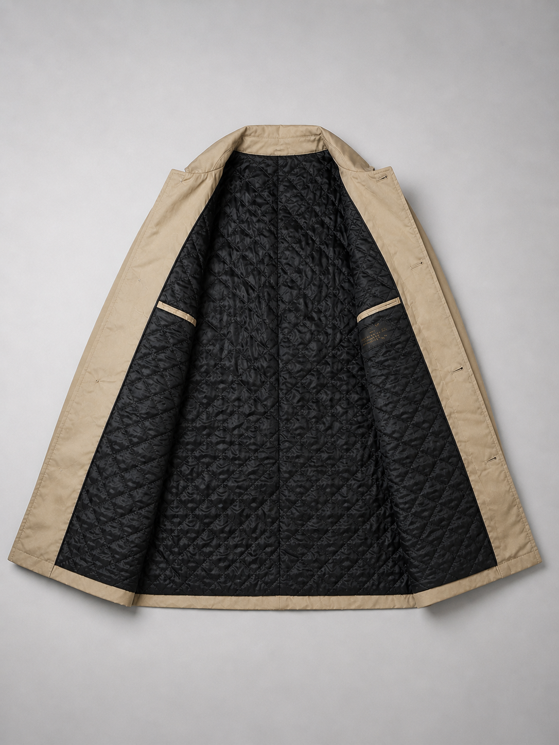 Men's Tailored Longline Coat — Button Front Outerwear 4