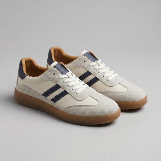 Men's Classic Retro Sneakers — Breathable Mesh Lace-Up 1