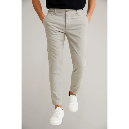Men's Slim Leg Tailored Trousers — Lightweight Everyday Pants 6