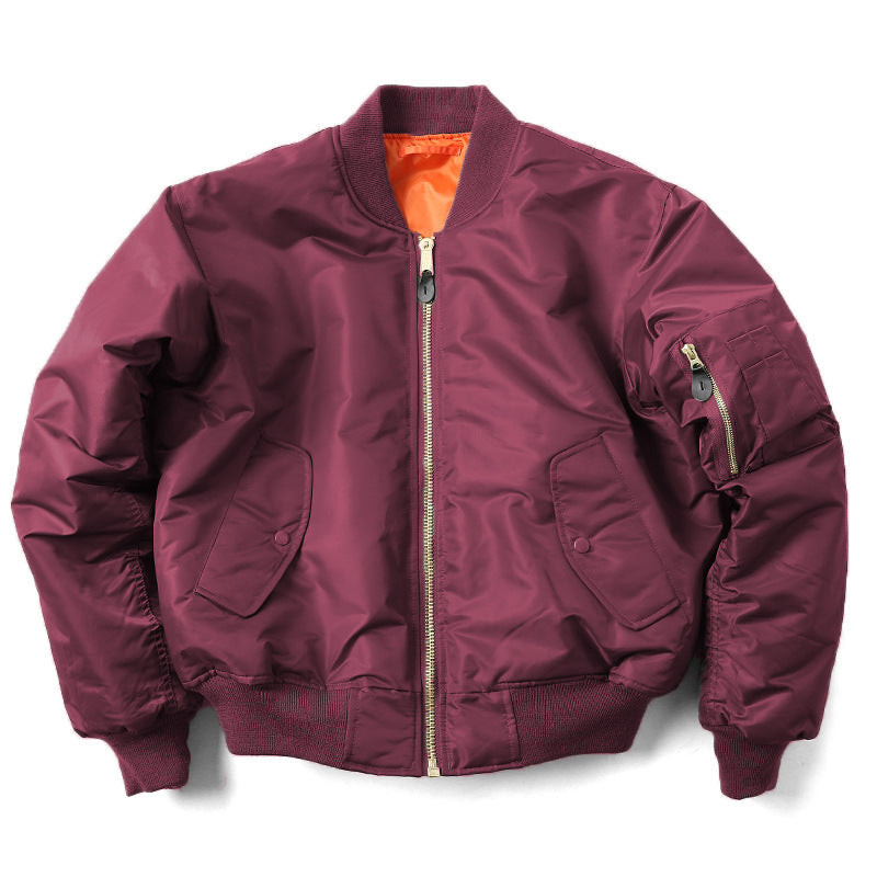 Men's Quilted Bomber Jacket — Zip & Warm Padded Lining 14