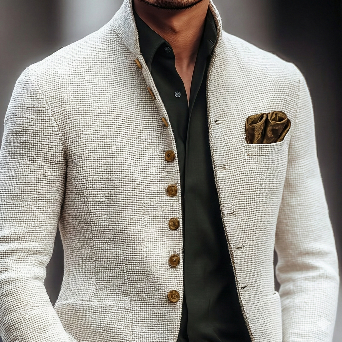 Harold Single Breasted Cardigan — Refined Men's Knitwear 5