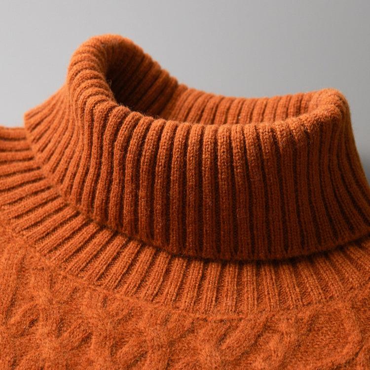 Radcliffe Merino Wool Turtleneck — Cable-Knit Sweater 3