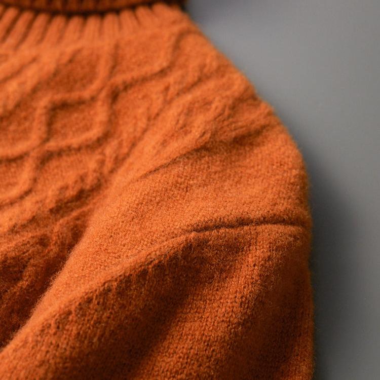 Radcliffe Merino Wool Turtleneck — Cable-Knit Sweater 4