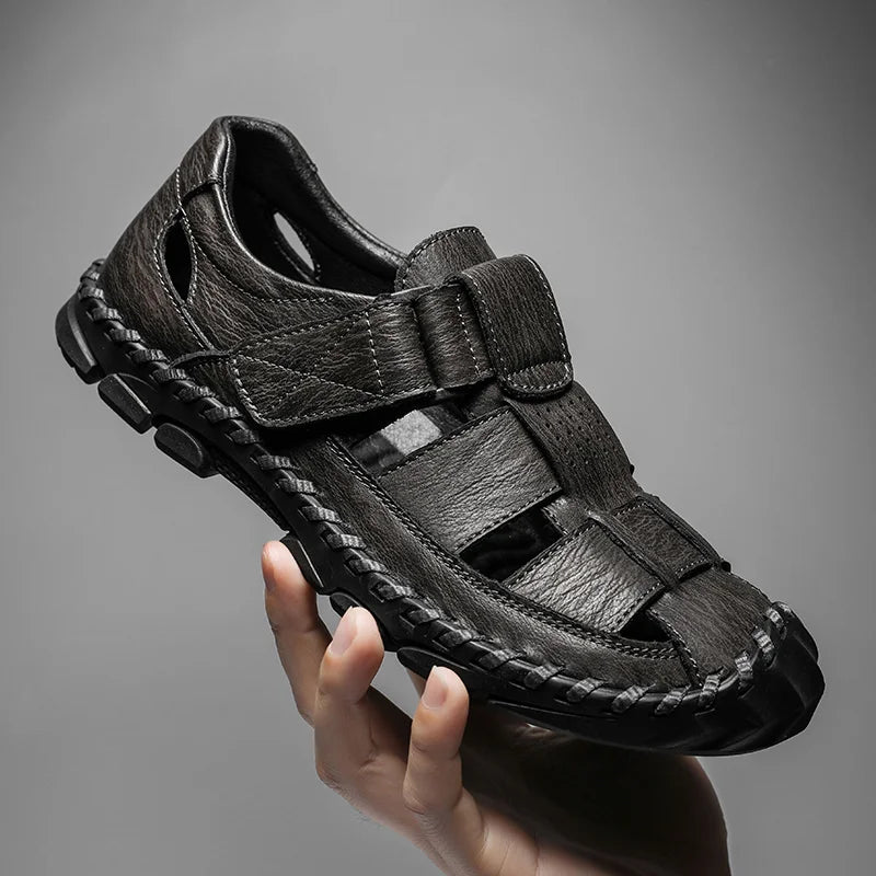 Bruce Fisherman Leather Sandal — Waterproof Closed Toe 3