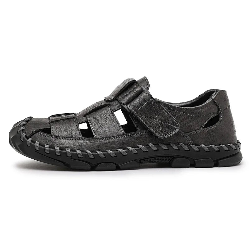 Bruce Fisherman Leather Sandal — Waterproof Closed Toe 7