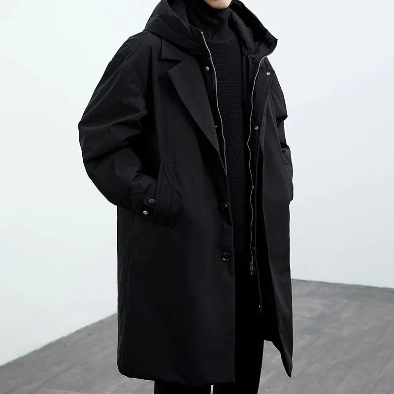 Darnell Trench Coat — Windproof Long-Line Winter Coat 3