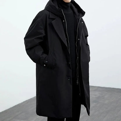 Darnell Trench Coat — Windproof Long-Line Winter Coat 3