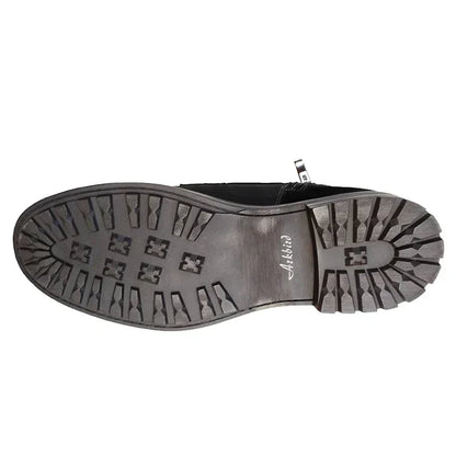 Men's Leather-Look Boots — Side Zip & Lace Detail 5