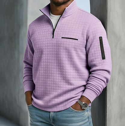 Men's Long Sleeve Waffle Shirt — Relaxed Fit, 9 Colors 3