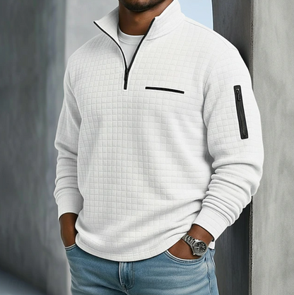 Men's Long Sleeve Waffle Shirt — Relaxed Fit, 9 Colors 4