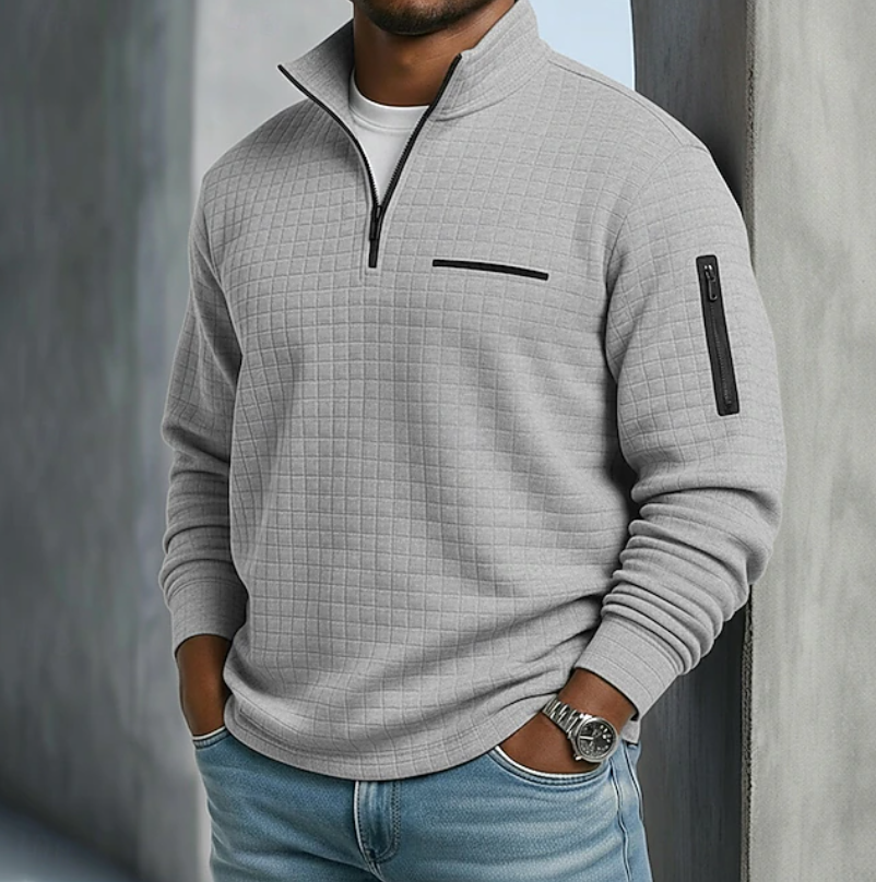 Men's Long Sleeve Waffle Shirt — Relaxed Fit, 9 Colors 6