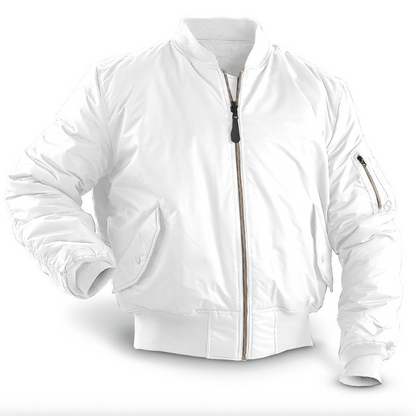 Men's Quilted Bomber Jacket — Zip & Warm Padded Lining 12