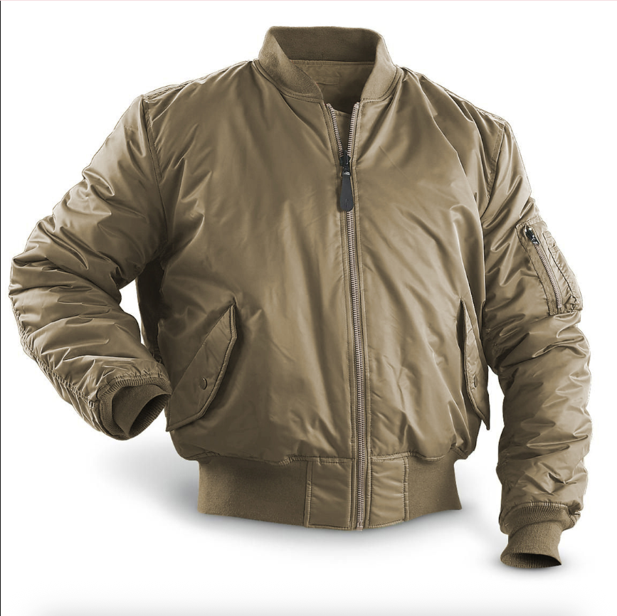 Men's Quilted Bomber Jacket — Zip & Warm Padded Lining 13