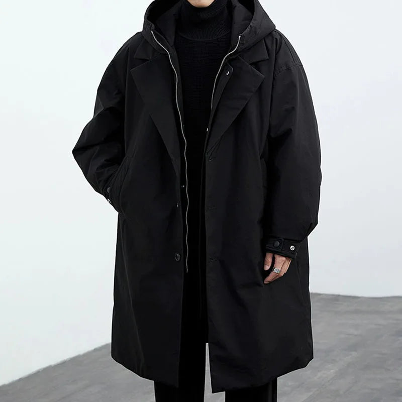 Darnell Trench Coat — Windproof Long-Line Winter Coat 4