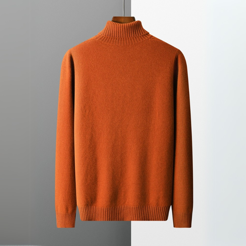 Radcliffe Merino Wool Turtleneck — Cable-Knit Sweater 2