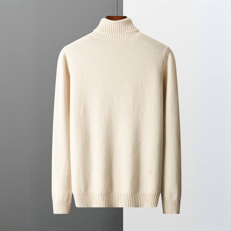 Radcliffe Merino Wool Turtleneck — Cable-Knit Sweater 9
