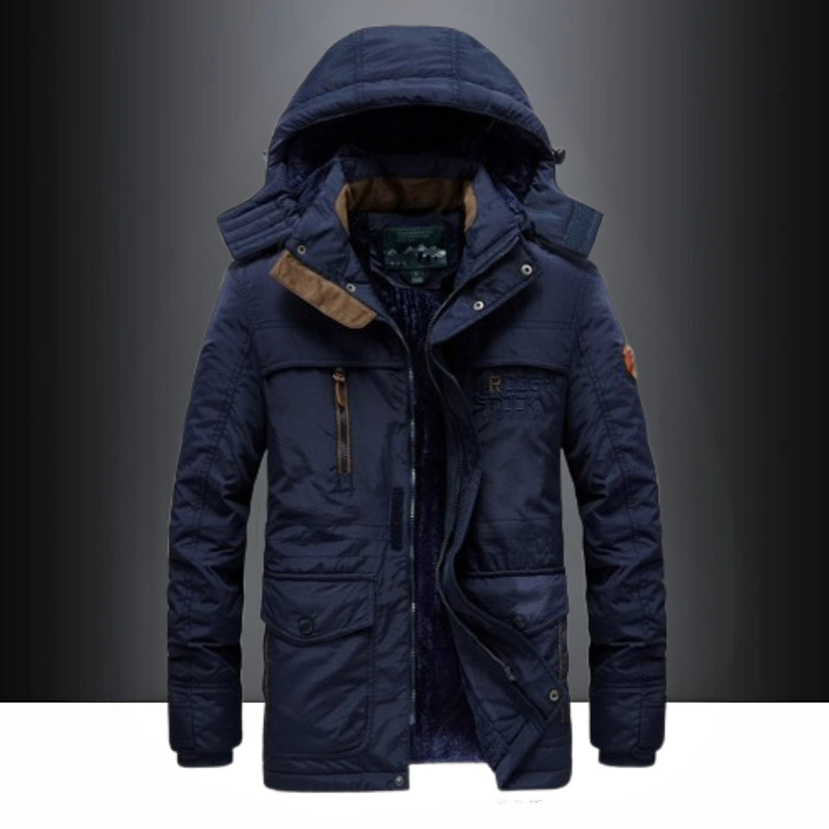 Men's Insulated Winter Parka — Wind & Water Resistant Coat 3