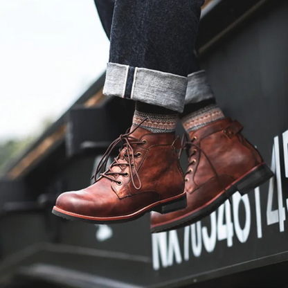 Odyssey Boots — Genuine Leather Lace-Up Men's Boots 3