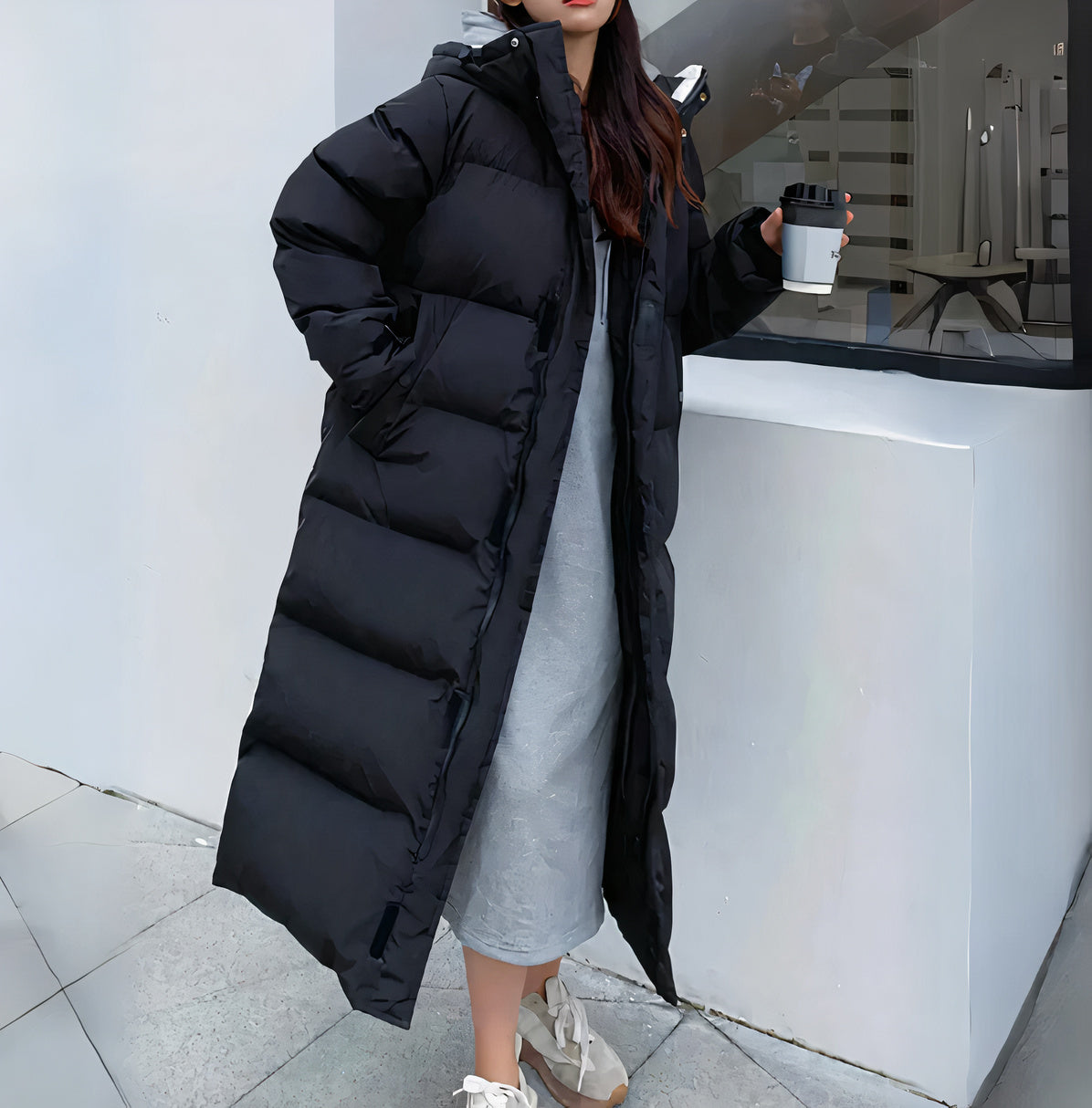 Women's Long Waterproof Winter Parka — Hooded Coat 1