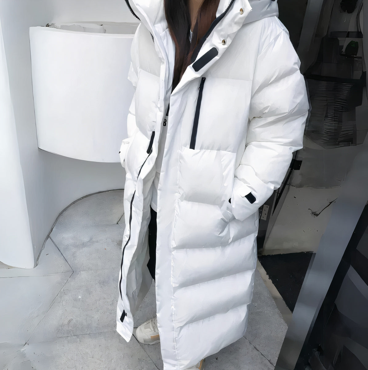 Women's Long Waterproof Winter Parka — Hooded Coat 3