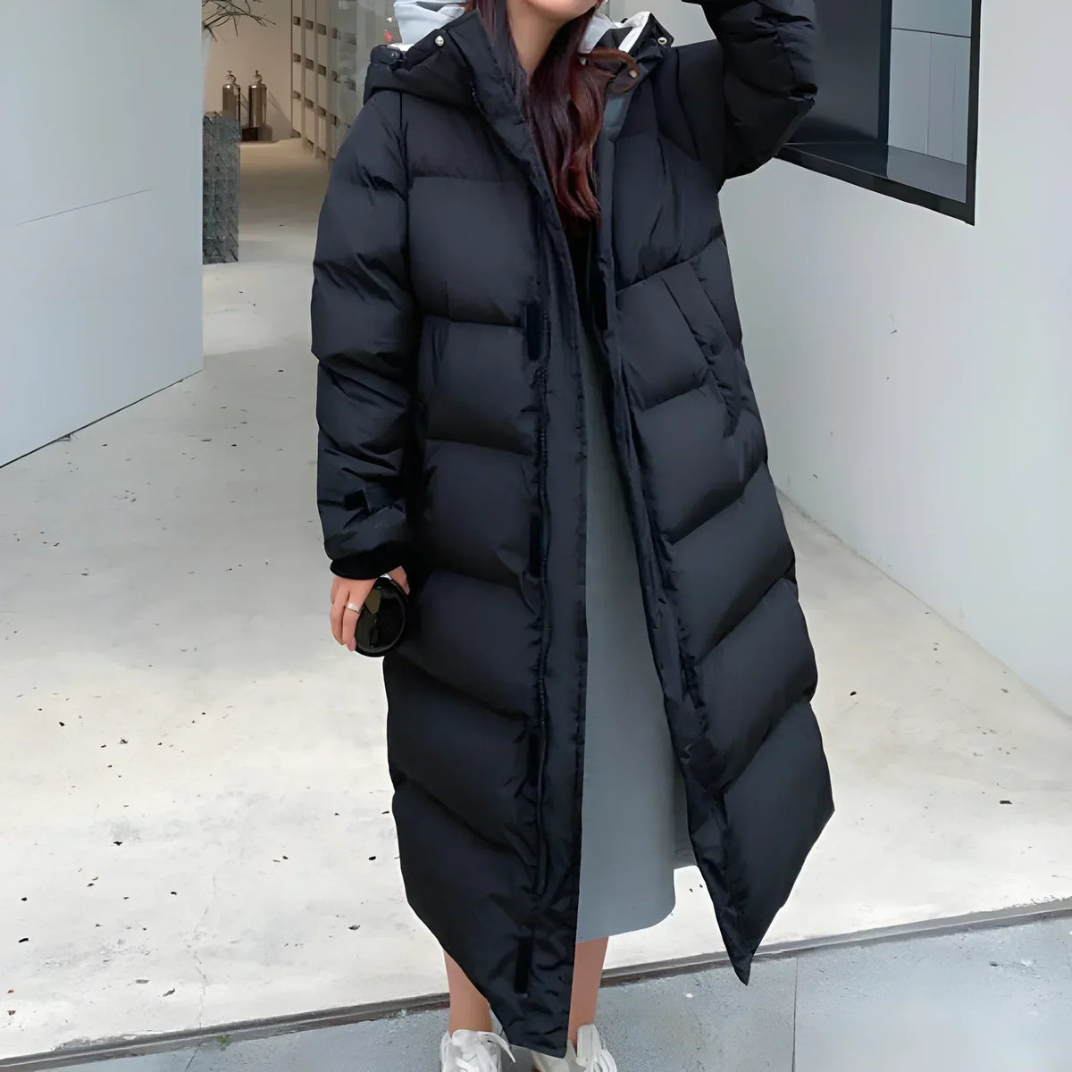Women's Long Waterproof Winter Parka — Hooded Coat 5