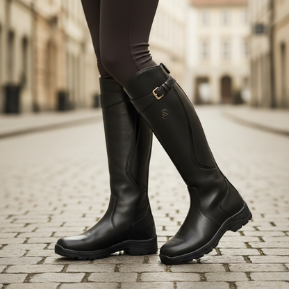 Waterproof Knee High Boots — Adjustable Buckle Strap 5