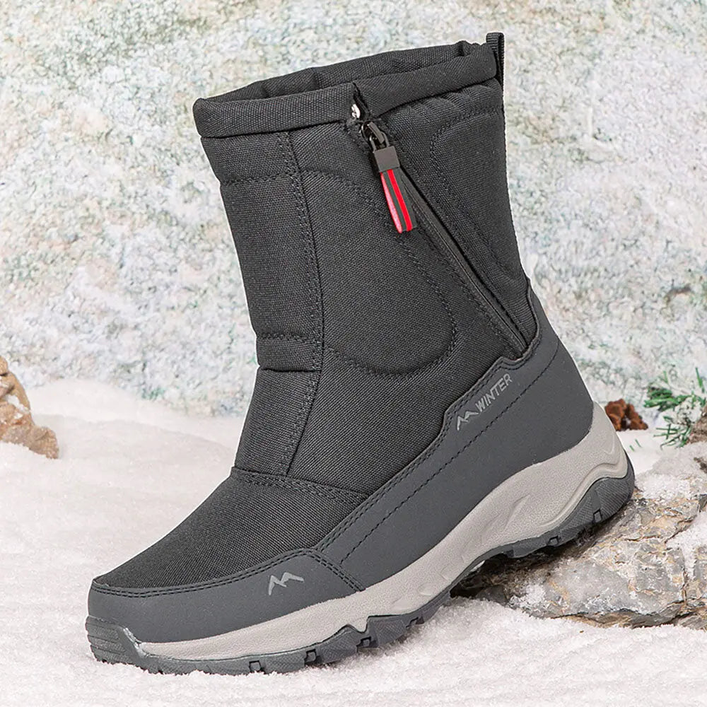 Men's Waterproof Snow Boots — Insulated Non-Slip Winter 2