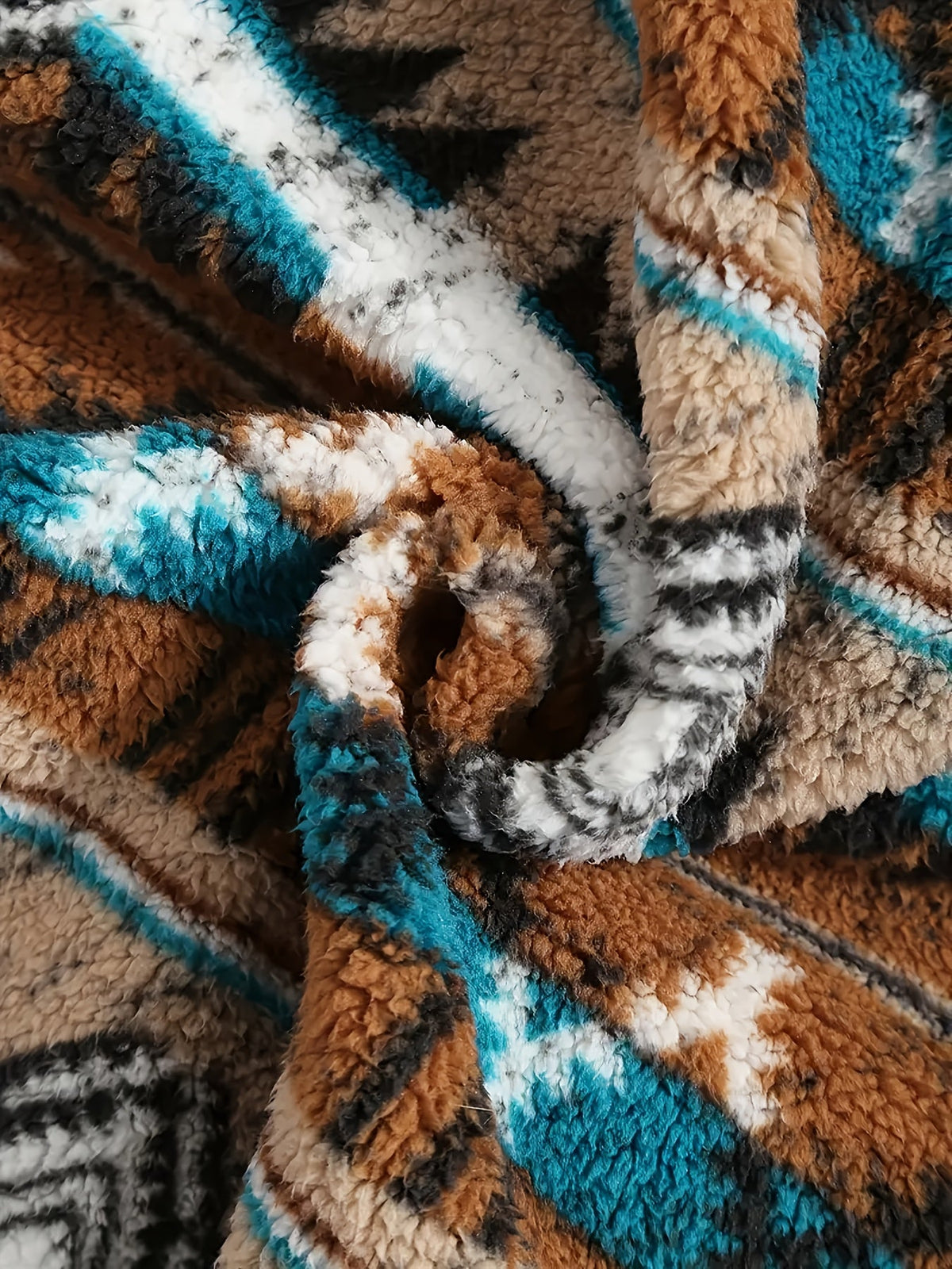 Heritage Half-Zip Pullover — Cozy Geometric Knit with Pocket 6
