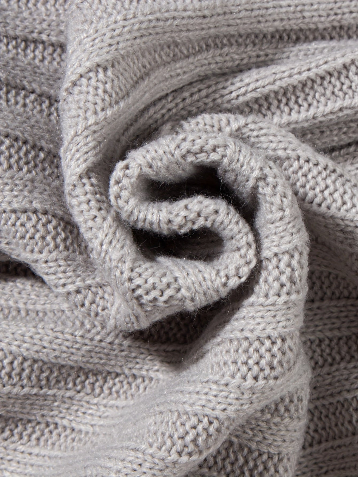 Ribbed Pullover Sweater — Relaxed High-Neck Comfort Knit 9
