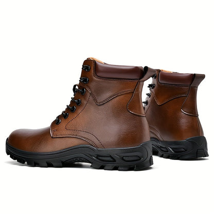 Bradford Rugged Lace-Up Boots — Cushioned Mid-Top for Men 6