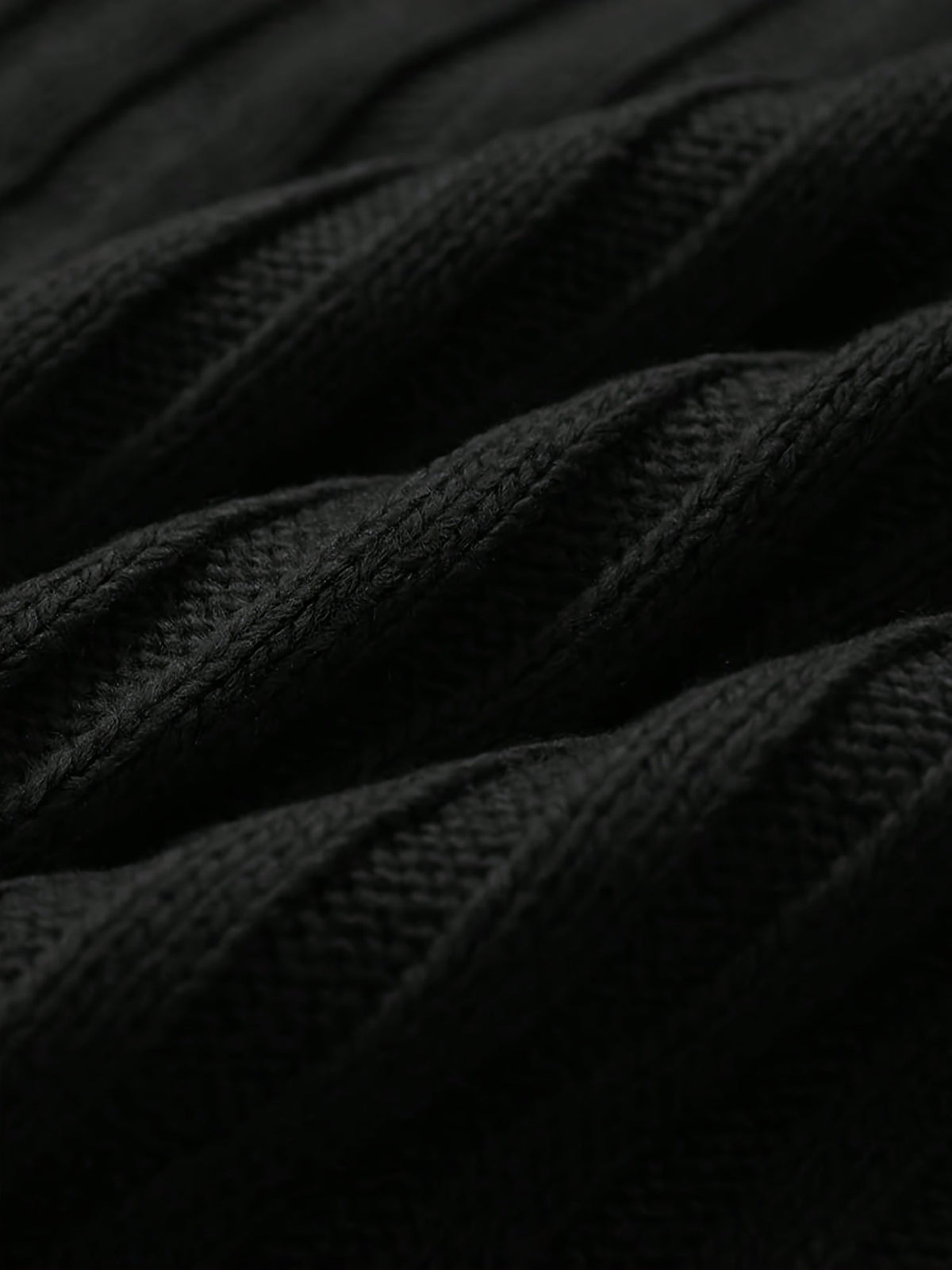 Ribbed Pullover Sweater — Relaxed High-Neck Comfort Knit 14