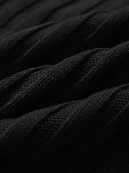 Ribbed Pullover Sweater — Relaxed High-Neck Comfort Knit 14