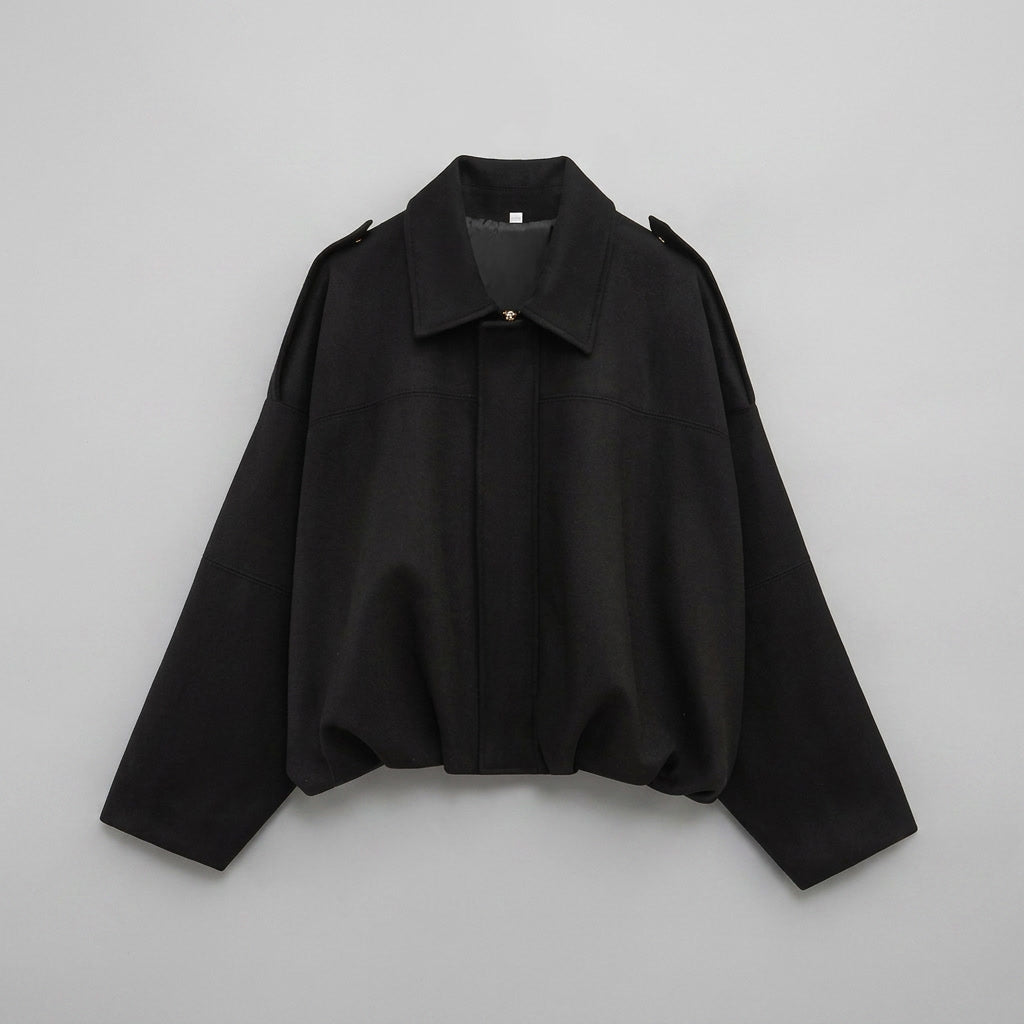 Faux Suede Bomber Jacket — Cropped Blouson Fit Women 19