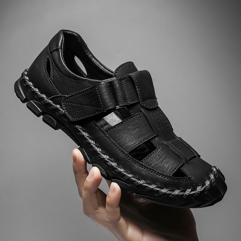 Bruce Fisherman Leather Sandal — Waterproof Closed Toe 4