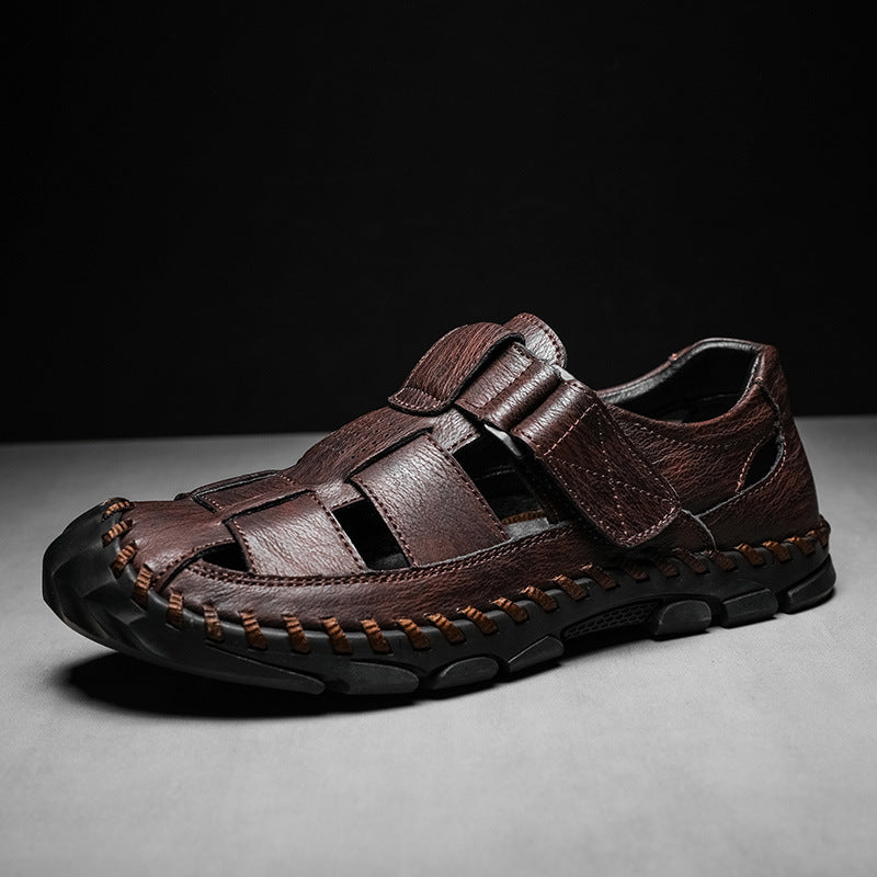 Bruce Fisherman Leather Sandal — Waterproof Closed Toe 2