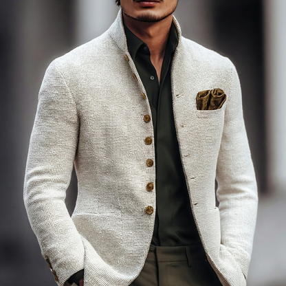 Harold Single Breasted Cardigan — Refined Men's Knitwear 1