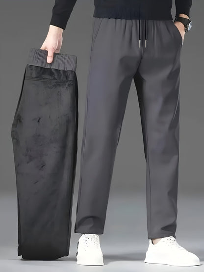 Men's Fleece-Lined Water-Repellent Trousers — Regular Fit 10