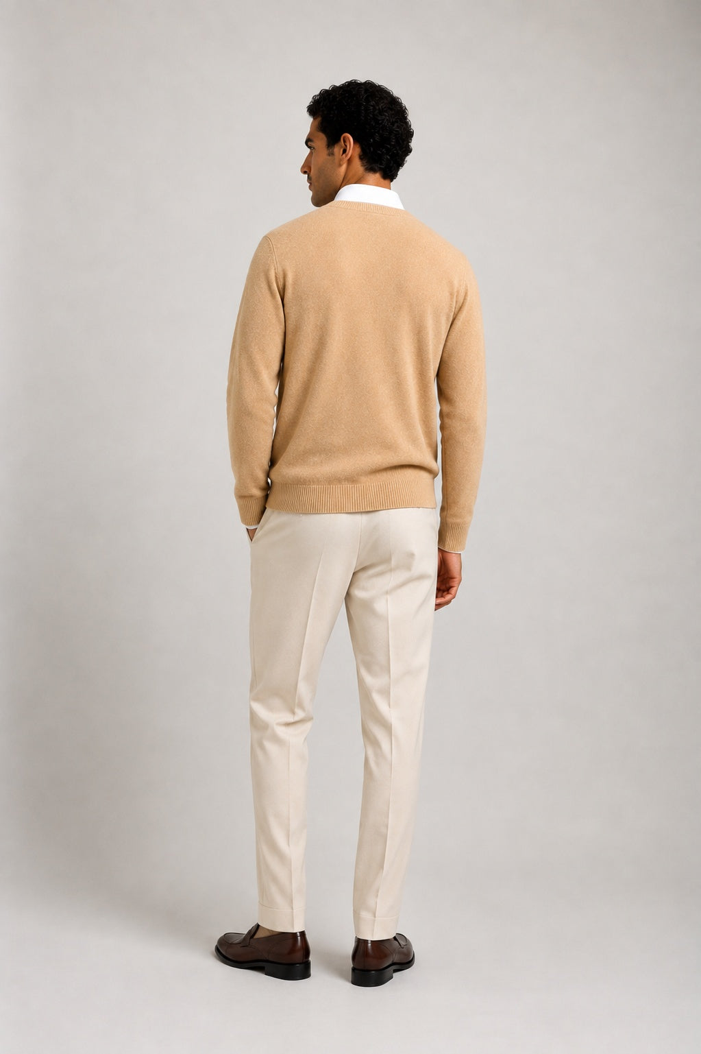 Hover Brothers - Men's - Cashmere Blend V-Neck Cardigan