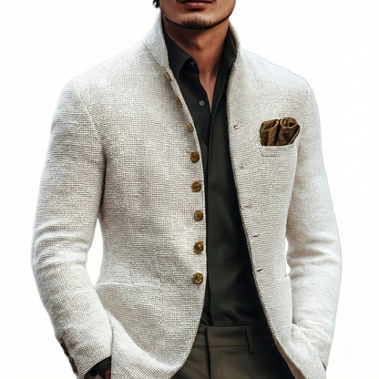Harold Single Breasted Cardigan — Refined Men's Knitwear 2