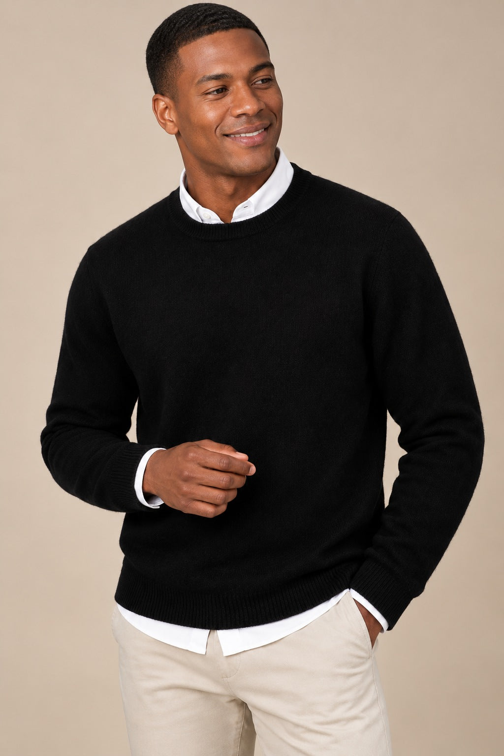 Classic Cashmere Sweater — 100% Pure Soft Lightweight Knit