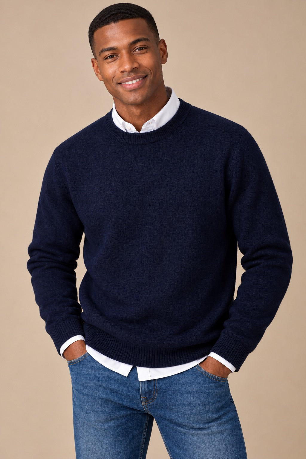 Classic Cashmere Sweater — 100% Pure Soft Lightweight Knit