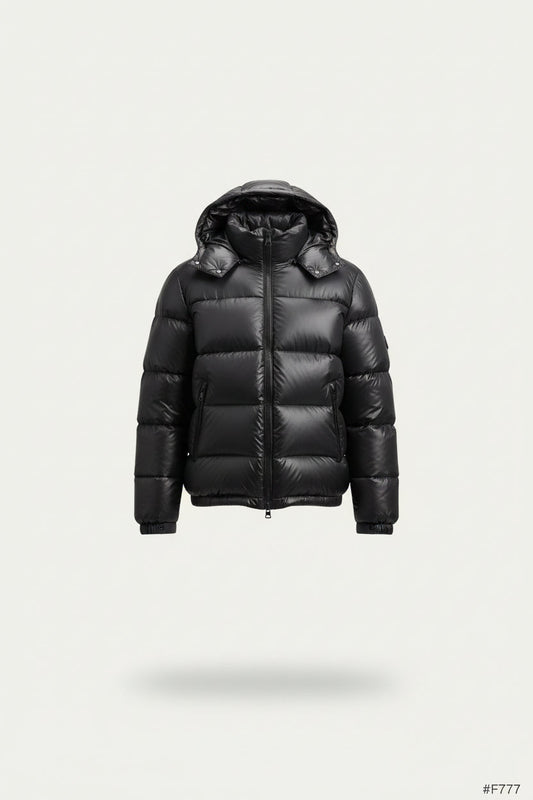 Men's Sherpa Lined Quilted Puffer Jacket with Hood 1