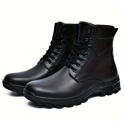 Bradford Rugged Lace-Up Boots — Cushioned Mid-Top for Men 9
