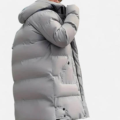 Men's Warm Hooded Winter Jacket — Insulated Regular Fit 7