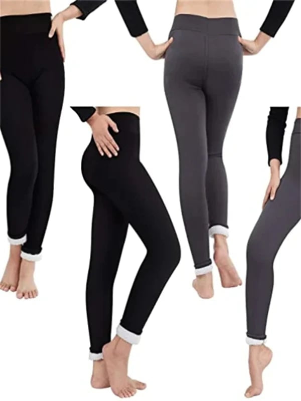 Women's Fleece-Lined High Waist Leggings — Thermal Winter 10
