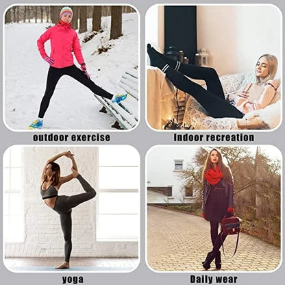 Women's Fleece-Lined High Waist Leggings — Thermal Winter 11