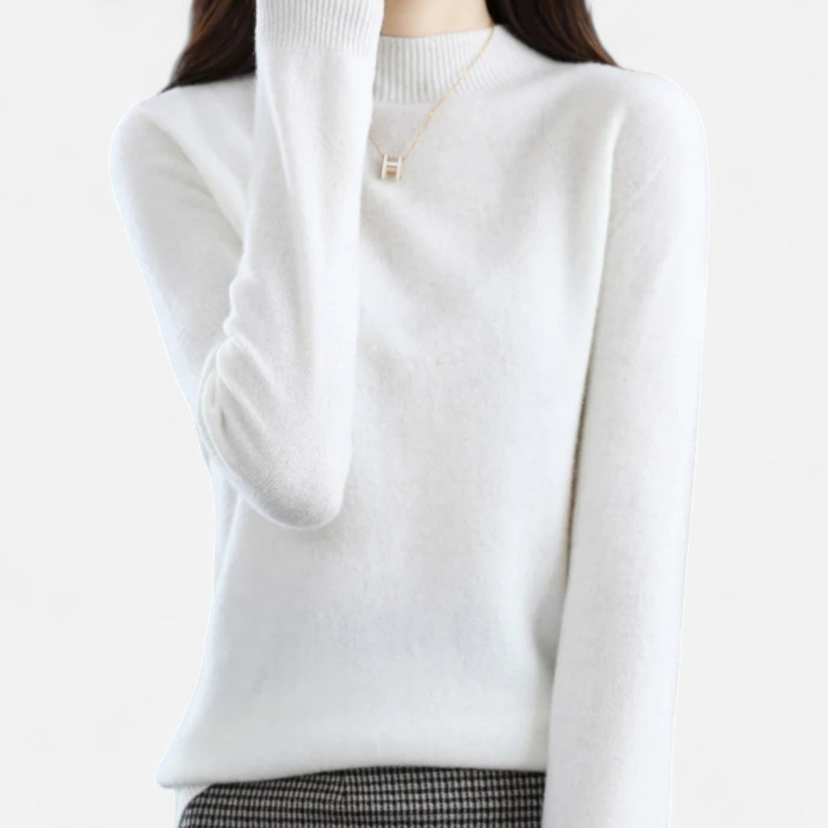 Women's Half-Neck Soft Knit Sweater — Warm Winter Pullover 4