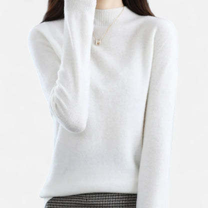 Women's Half-Neck Soft Knit Sweater — Warm Winter Pullover 4