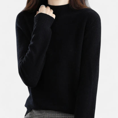 Women's Half-Neck Soft Knit Sweater — Warm Winter Pullover 7